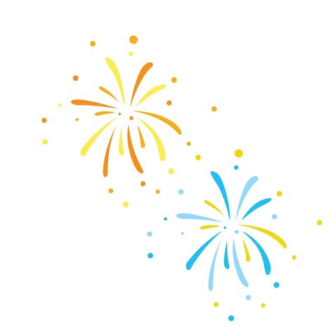 Premium Vector | Colorful Fireworks Illustration Vector Clipart