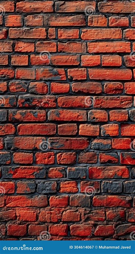 Urban Texture Red Brick Wall Background, Perfect for Graffiti Stock ...