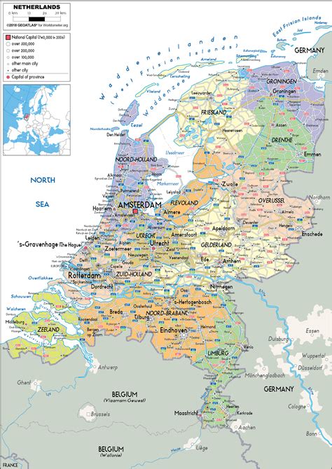 Netherlands Map : Pin On Travel Places We Ve Seen Outside The Usa ...