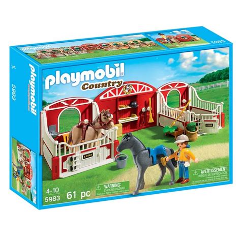 Playmobil Country Horse Stable Playset - 5983 | Horse stables ...