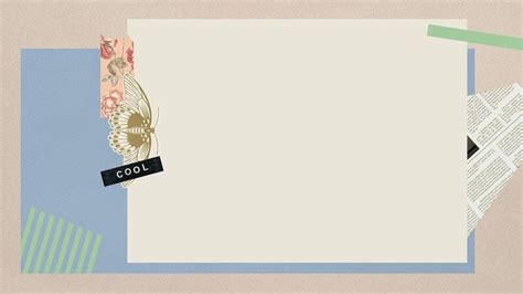 Vintage pastel collage style banner background | premium image by ...