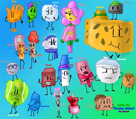 BFDI: The Reboot by jaybirdking85 on DeviantArt