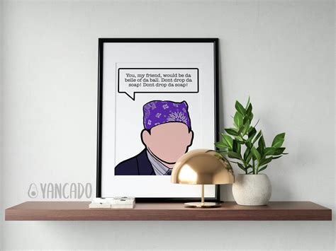 PRINTABLE Michael Scott Prison Mike Quote Poster, the Office TV Show ...