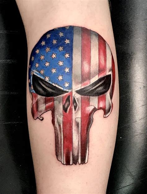 The Punisher Skull Tattoos: Seeking Justice