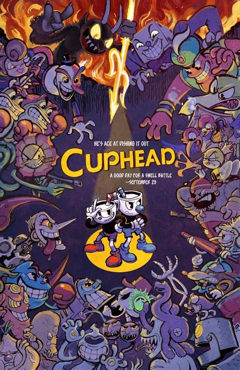 Cuphead Movie Poster by knockabiller | Retro games poster, Pokemon ...