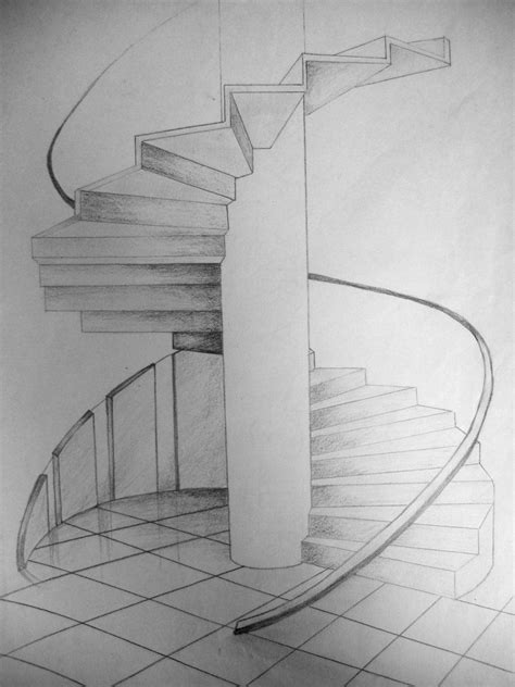 Spiral staircase by Maylich on deviantART | Interior design drawings ...