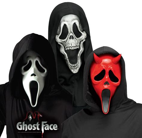 All of the Ghostface mask variations currently shown on Fun World's ...