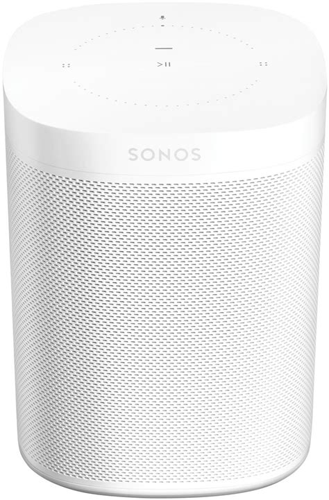 Sonos One (Gen 2) White Voice Controlled Smart Speaker | Spencer's TV ...