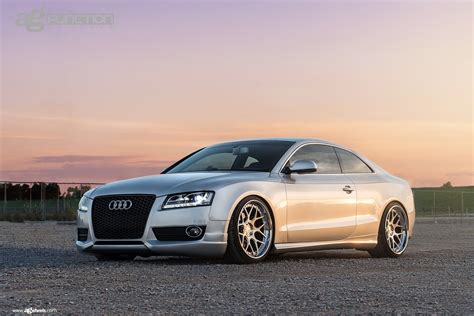 Not Your Ordinary Audi A5: Silver Ride with Custom LED Headlights ...