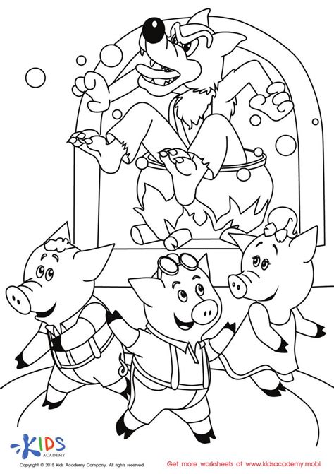 The Three Little Pigs Coloring Pages: 10+ Printables