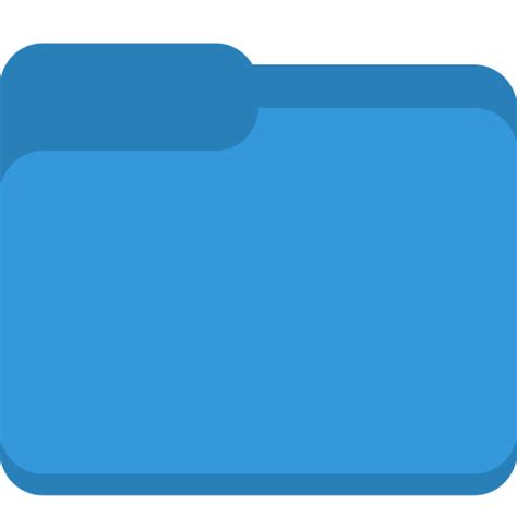 Blue, folder icon - Free download on Iconfinder