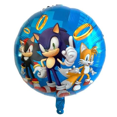 Sonic Birthday Party Balloon - 5 Pieces in 2021 | Hedgehog birthday ...