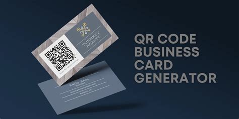 QR Code Business Card Generator