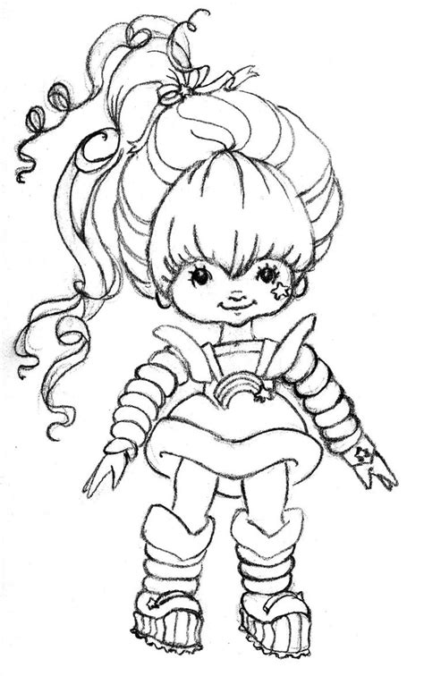 Rainbow brite coloring pages to download and print for free