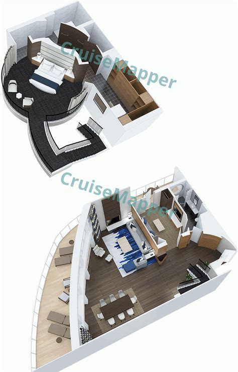 Ovation Of The Seas cabins and suites | CruiseMapper