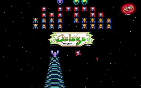 Galaga Arcade Game Screen