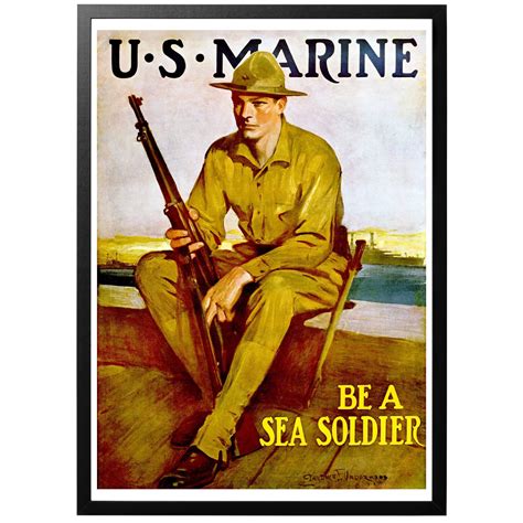 US Marine Poster | World War Era