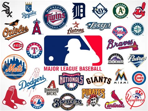 Major League Baseball Team Logos • Market Your PSD Mockups for logos