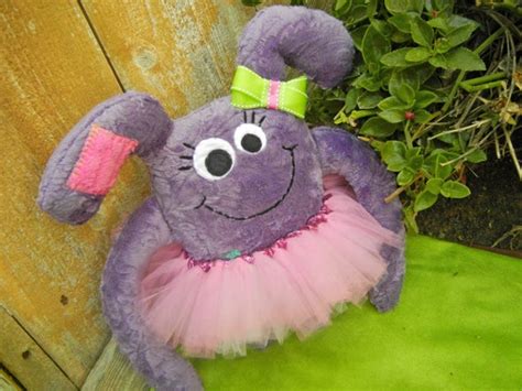 NEW Purple Personalized Princess Cookie Nummie Plush by Derilyn