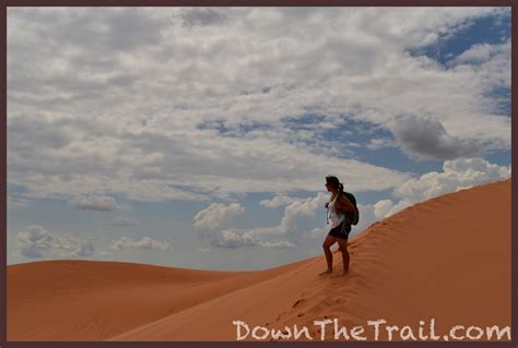 Hiking Trails at Coral Pink Sand Dunes State Park, Utah - Map