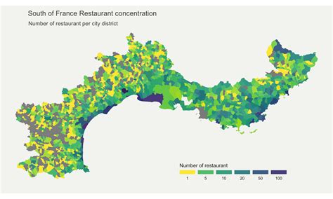 Choropleth map – from Data to Viz