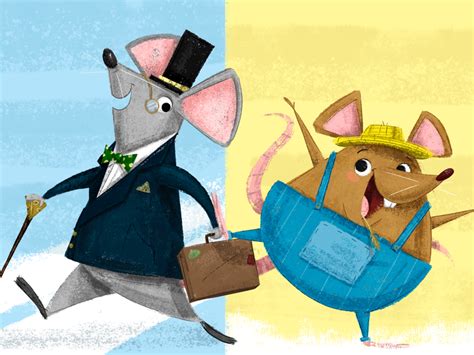 Town Mouse and the Country Mouse 🐭 by Rob Sayegh Jr. on Dribbble