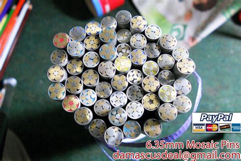 Damascus Deal: September Stock Mosaic Pins