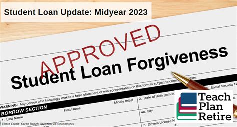 Student Loan Update: Midyear 2023 — Teach Plan Retire