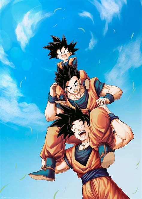 Goku And His Sons Wallpapers - Wallpaper Cave