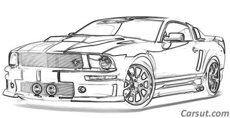 Muscle Car Drawings