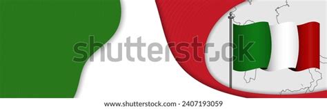 Italian Flag Map Italy Color Banner Stock Vector (Royalty Free ...