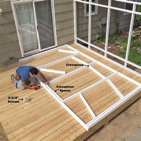 How to Build a Screen Porch: Screen Porch Construction | The Family ...