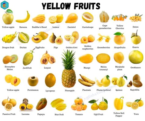 42 Yellow Fruits: All Yellow Fruits Names with Interesting Pictures ...