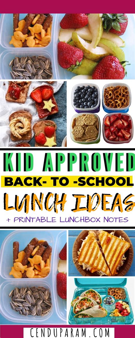 Healthy School Lunch and Snack Ideas for Kids – Cenzerely Yours