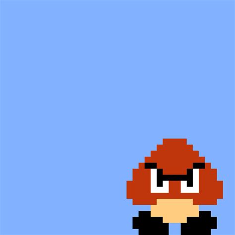 Pixilart - Goomba pixel art by Supercat1198