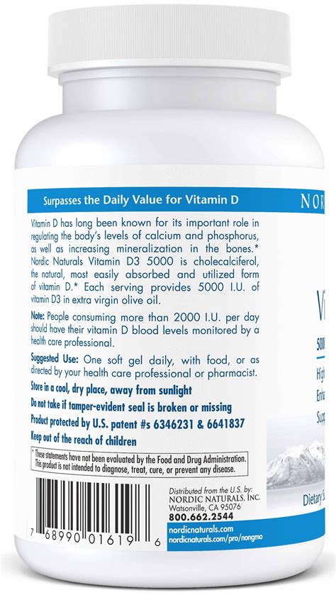 Nordic Naturals Vitamin D3 5000