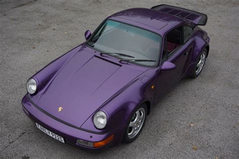 This 1991 Porsche 911 Turbo Is A Purple Jewel With Just 310 Miles ...