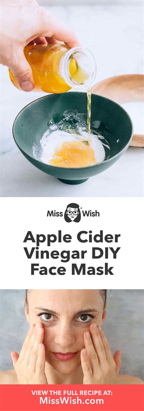 Cleansing Apple Cider Vinegar Face Mask (This Works!) - Miss Wish