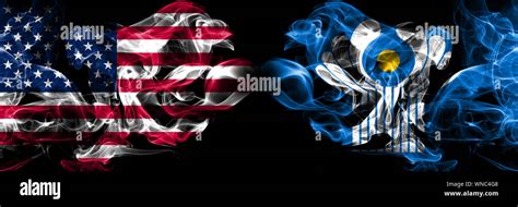 United States of America, USA vs Commonwealth background abstract ...