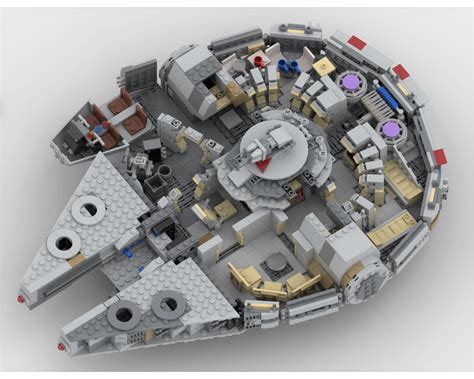 LEGO MOC Millennium Falcon 75257 MOD by AlvarVS | Rebrickable - Build ...