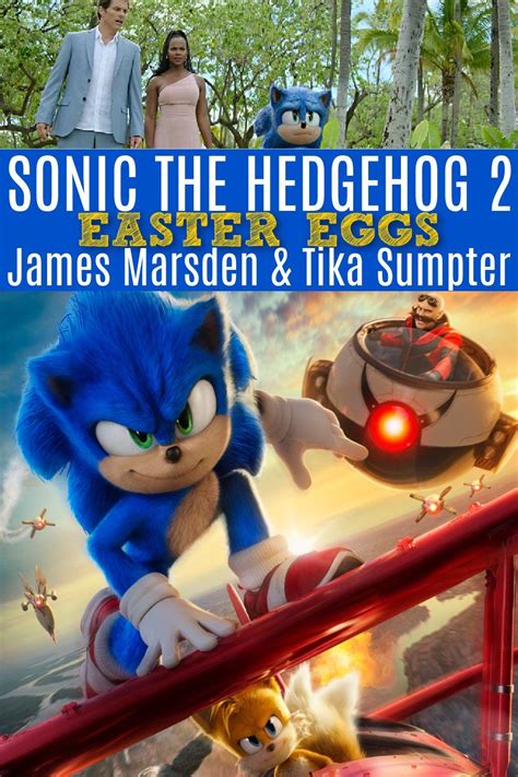 Sonic 2 Easter Eggs | James Marsden & Tika Sumpter Interview in 2022 ...