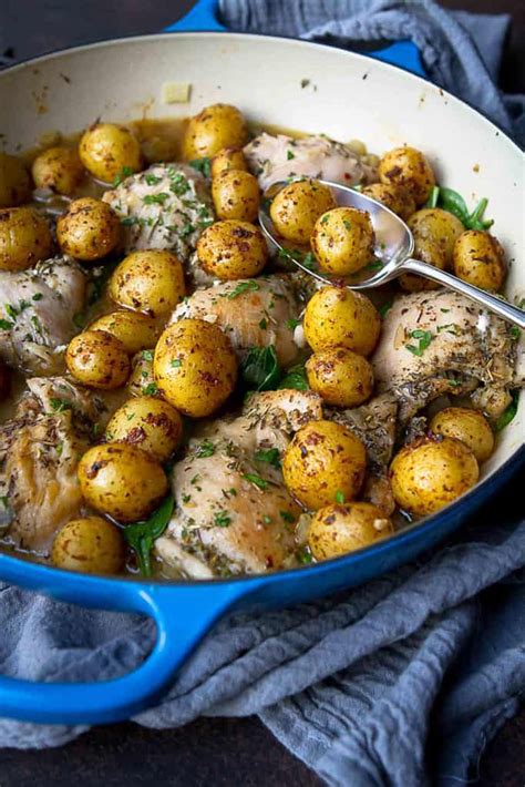 One-Pot Braised Chicken & Potatoes - Cookin Canuck - My Recipe Magic