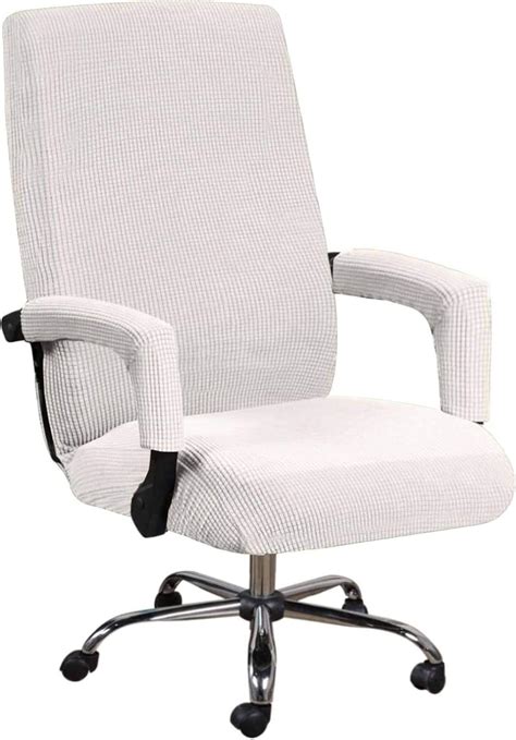 HUNOL Stretch Office Chair Covers with Armrest Covers, Spandex Small ...