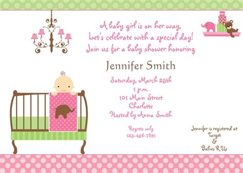 Baby Shower Invitations For Girls : Baby Shower Invitations For Boy And ...