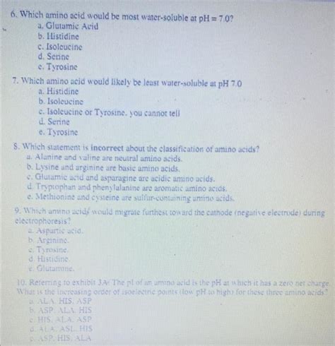 Solved 1. Which amino acid has a basic R group at neutral | Chegg.com