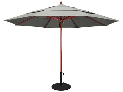 California Umbrella Sierra Series 11 Foot Octagon Market Wood Umbrella ...