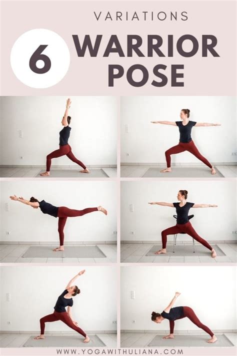 6 Warrior Pose Variations: Virabhadrasana For Beginners – Yoga with Uliana