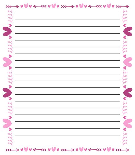 Lined Paper Printable With Border