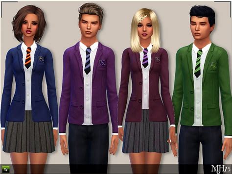 School Uniform by Margeh-75 at TSR » Sims 4 Updates