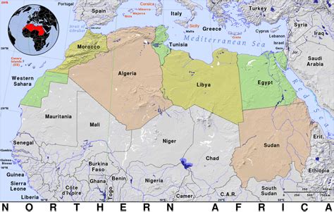 Map Of Africa: 2017